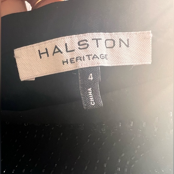 Halston beaded black skirt - Picture 3 of 3